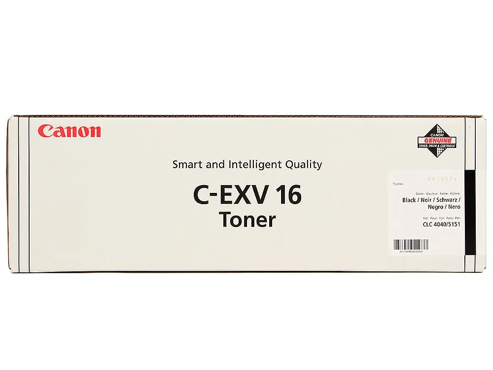 Картридж Canon  C-EXV16 Toner Bk, 1069B002